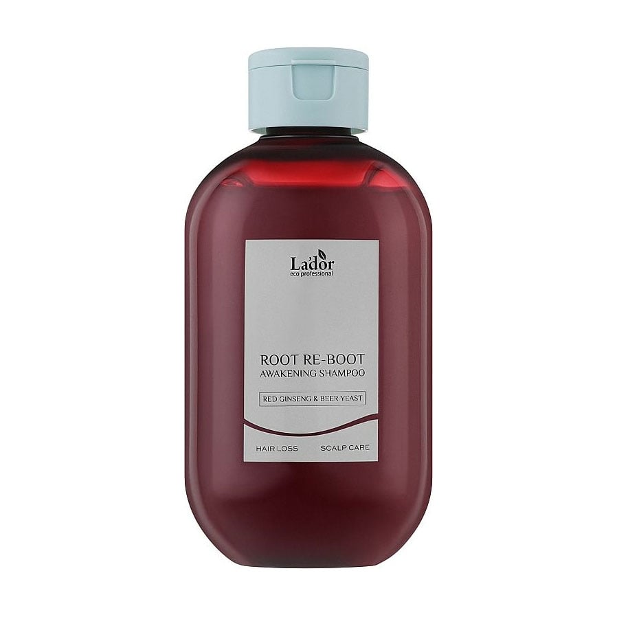 Шампунь La'dor Root Re-Boot Awakening Shampoo Red Ginseng &amp; Beer Yeast для росту волосся, 350 мл